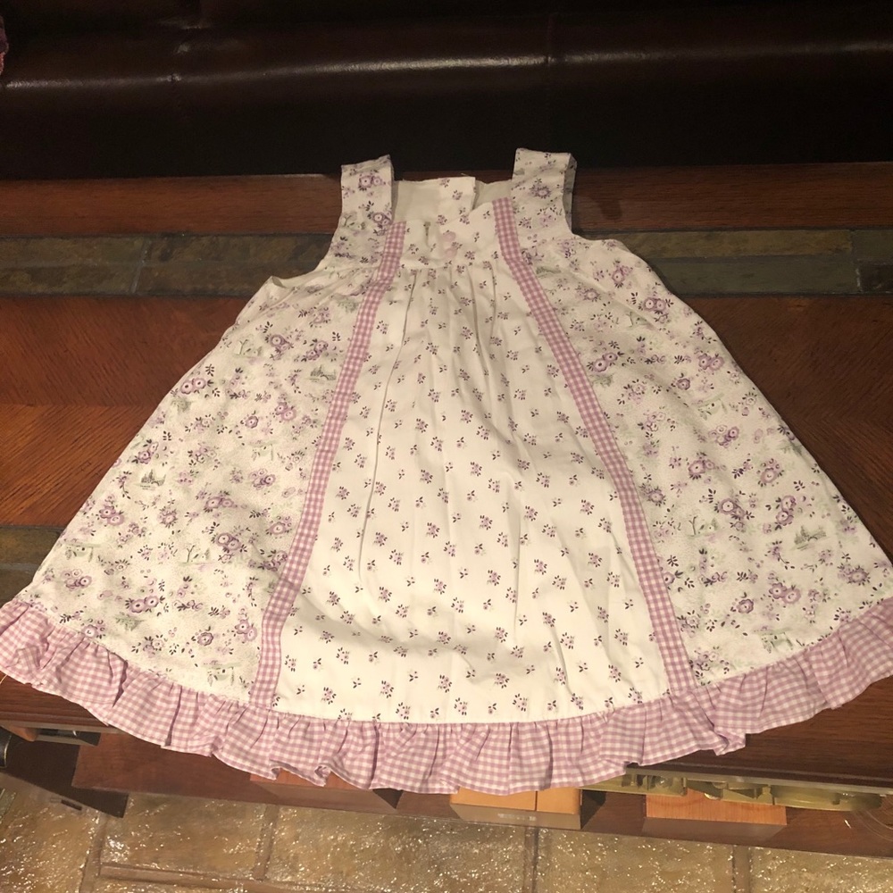 Janie & Jack 6-12 mo purple floral summer dress